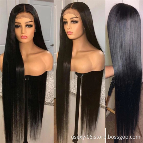 Wholesale Brazilian Hair HD Lace Front Wig,Virgin Cuticle Aligned Human Hair Full Lace Wig,13x6 Lace Frontal Wig For Black Women